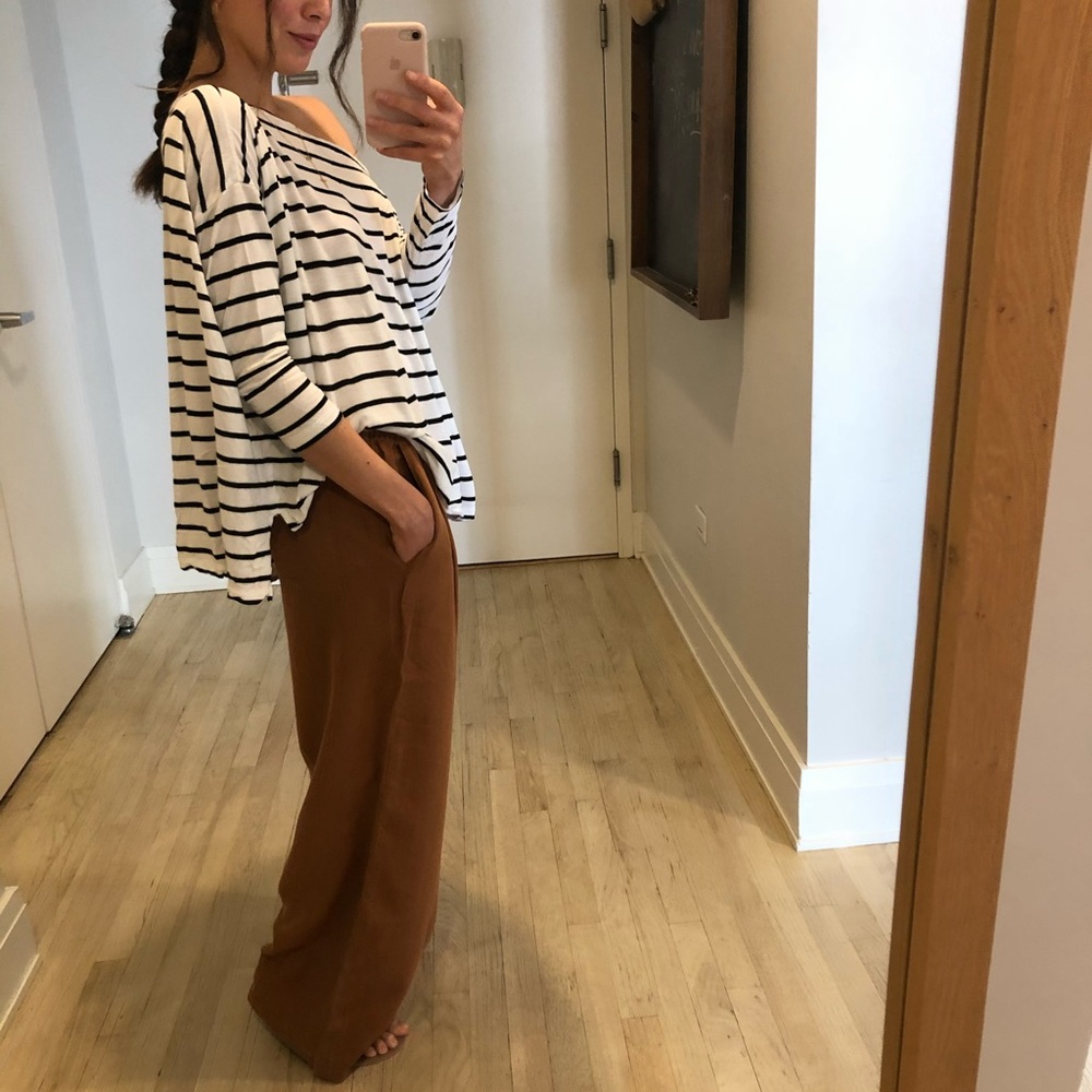 High rise wide leg pant - galaxy wide leg pants